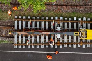 Práce na modernizaci koridoru Berlín - Hamburk. Foto: DB InfraGO