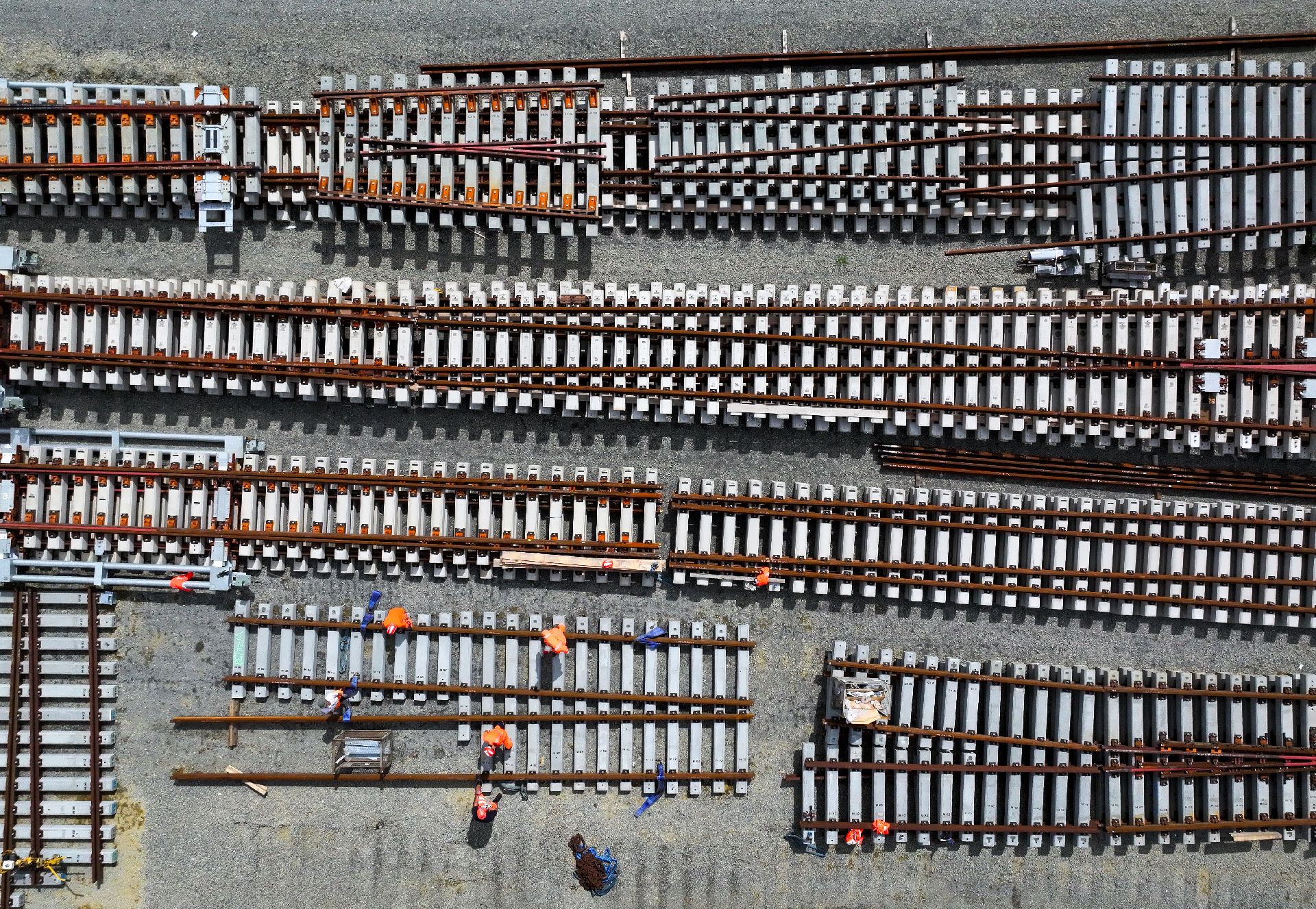 Práce na modernizaci koridoru Berlín - Hamburk. Foto: DB InfraGO