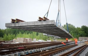 Práce na modernizaci koridoru Berlín - Hamburk. Foto: DB InfraGO