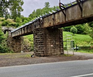 Proměna trati Loket -Horní Slavkov, stav konec července 2025. Foto: Správa železnic