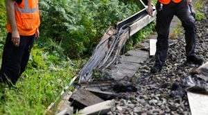 Žhářský útok na železniční infrastrukturu v Německu. Foto: Geoinsider