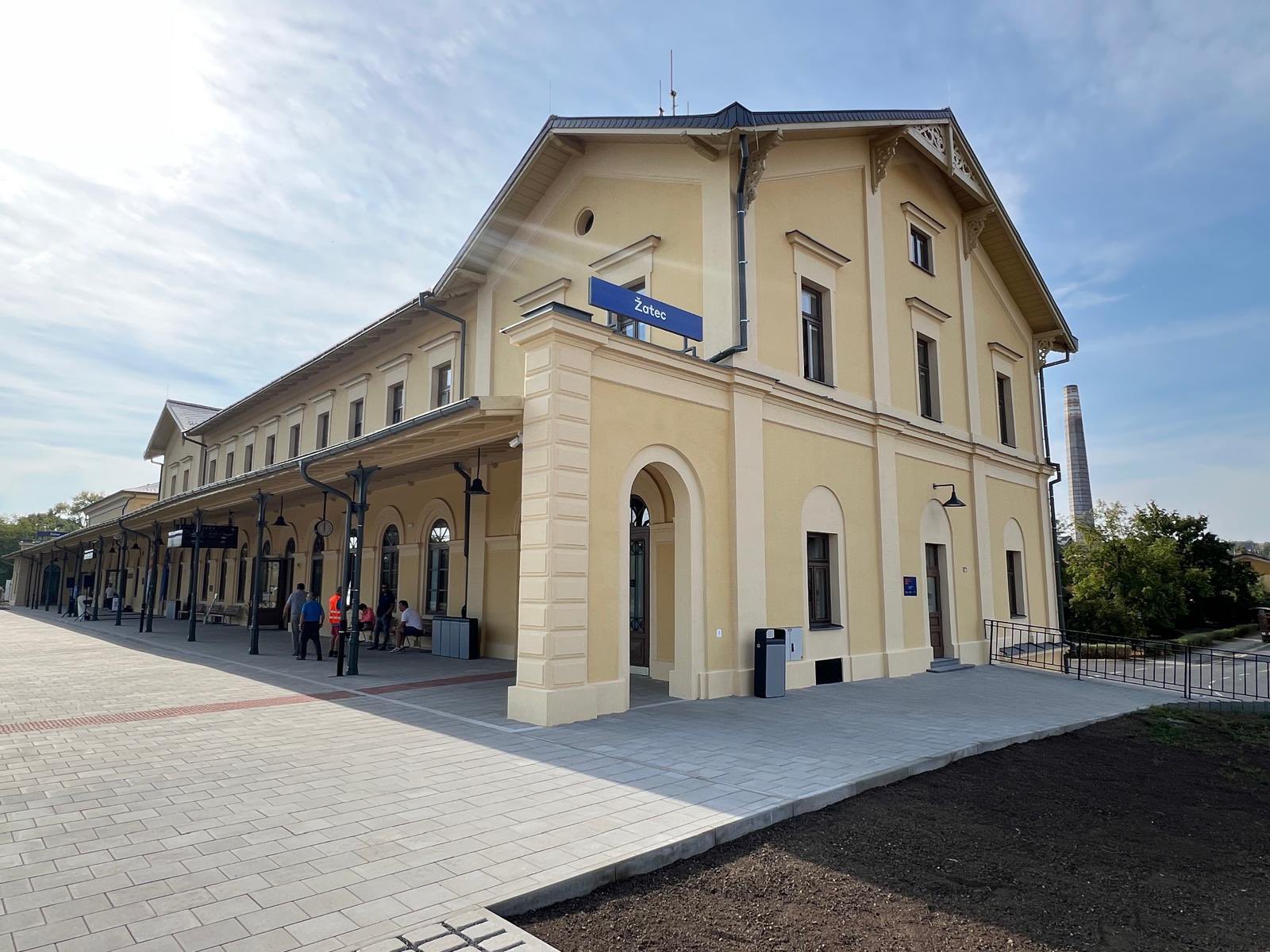 Železniční stanice Žatec. Foto: Správa železnic