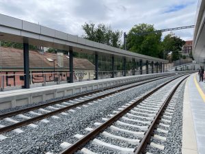 Zastávka Praha-Výstaviště. Foto: Zdopravy.cz / Vojtěch Očadlý