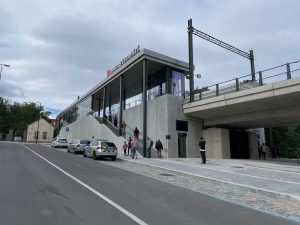 Zastávka Praha-Výstaviště. Foto: Zdopravy.cz / Vojtěch Očadlý