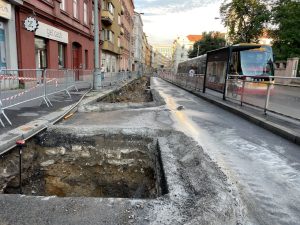 Plzeňská ulice v Praze, stav k 1. 8. 2025.
Foto: Zdopravy.cz