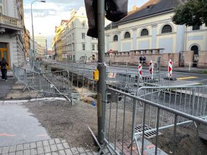 Plzeňská ulice v Praze, stav k 1. 8. 2025.
Foto: Zdopravy.cz