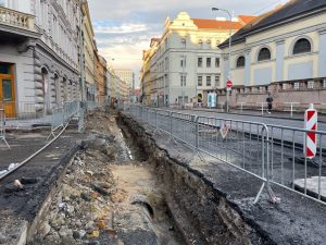 Plzeňská ulice v Praze, stav k 1. 8. 2025.
Foto: Zdopravy.cz