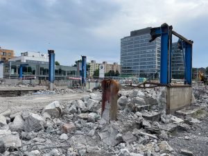 Přestavba Náměstí republiky v Ostravě.
Foto: čtenář Zdopravy.cz