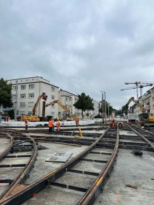 Instalace obří křižovatky v Brémách. Foto: DT - Výhybkárna a strojírna