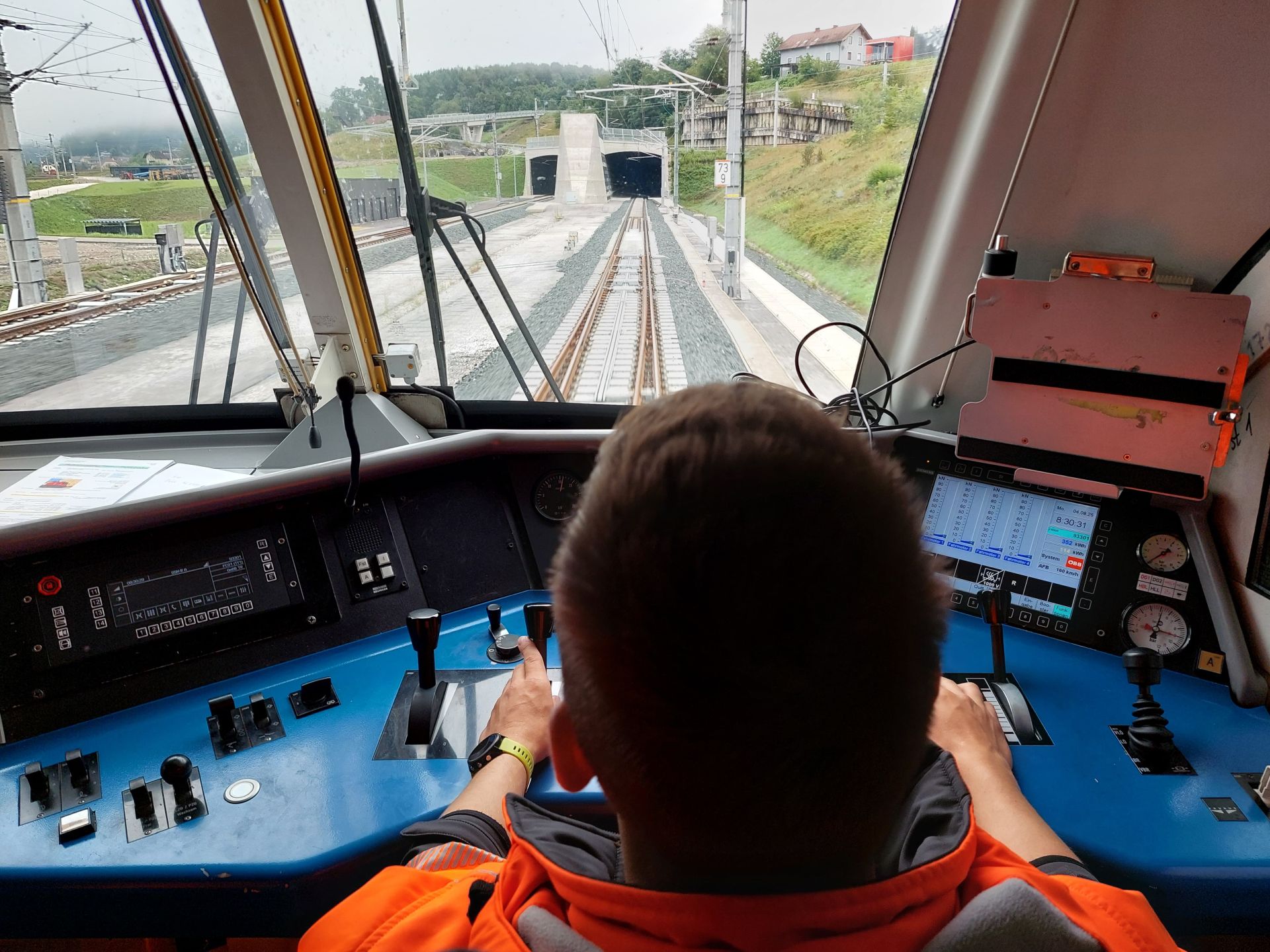 Školení strojvedoucích na Koralmbahn. Pramen: ÖBB/Mario Wrann