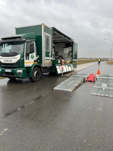 Mobilní kontrolní jednotka ve službách polských inspektorů. Foto: INSID
