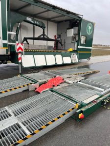 Mobilní kontrolní jednotka ve službách polských inspektorů. Foto: INSID