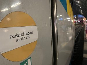 První pravidelné pendolino z Prahy do Budějovic. Autor: Zdopravy.cz/Jan Šindelář