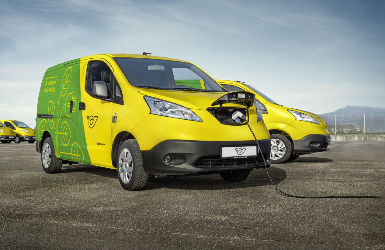 Elektromobily Rakouské pošty. Pramen: Österreichische Post AG