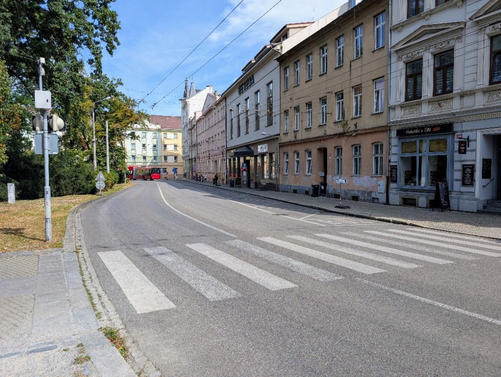 Českobudějovická ulice Na Sadech. Pramen: Město České Budějovice