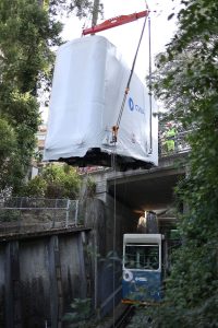 Instalace nové lanovky Rigiblick. Foto: VBZ