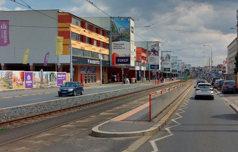 Poděbradská ulice v Praze. Zdroj: Mapy.cz