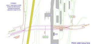 Tunel Letištního expresu z centra Prahy k terminálům Letiště Václava Havla. Zdroj: Institut Puls