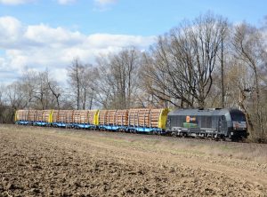 Nákladní vlak firmy CityRail na lokálce Svojšín - Bor. Autor: Michal Roh