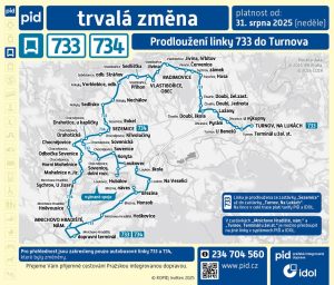 Změny vedení autobusových linek na Turnovsku a Mnichovohradišťsku. Foto: PID