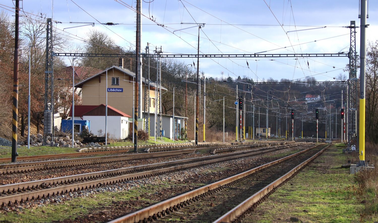Železniční stanice Liběchov. Foto: Al jet / Mapy.com