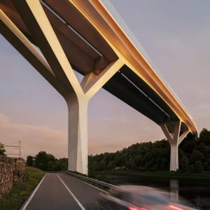 Dálniční most přes Vltavu na DO, 5. místo. Autor: ov architekti + V-Con