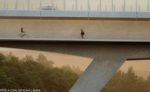 Dálniční most přes Vltavu na DO, 5. místo. Autor: ov architekti + V-Con