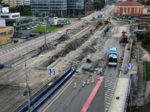 Přestavba Náměstí republiky v Ostravě.
Foto: čtenář Zdopravy.cz