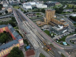 Přestavba Náměstí republiky v Ostravě.
Foto: čtenář Zdopravy.cz