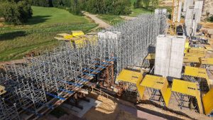 Budování D35 v úseku Džbánov - Litomyšl. Foto: ŘSD
