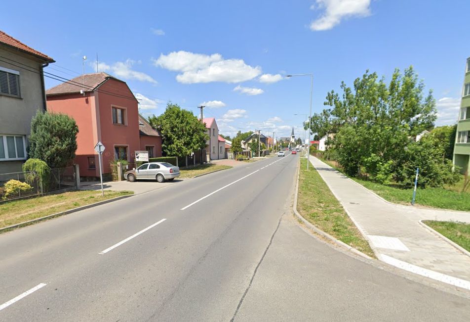 Dukelská ulice v Litovli. Foto. Google Street View