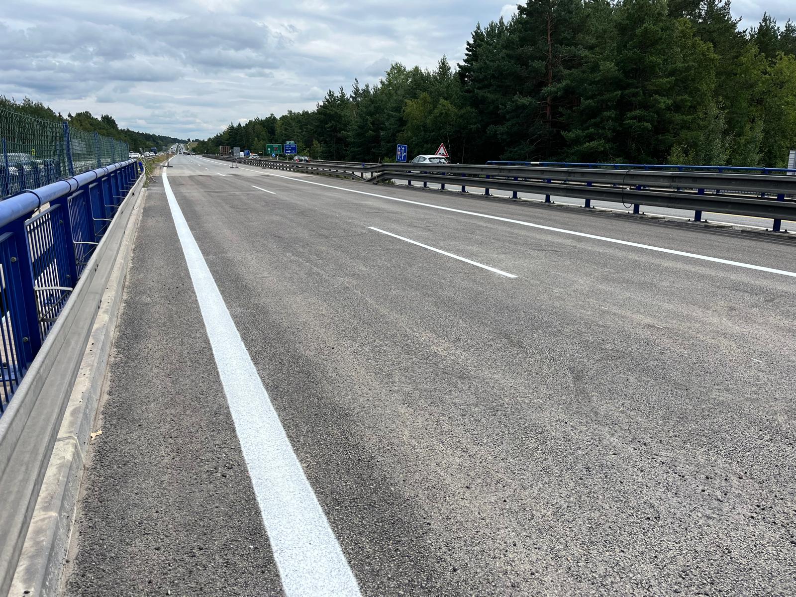 D1 u Jihlavy. Foto: ŘSD