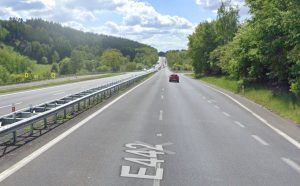 Křižovatka Bor na I/13. Foto: Google Street View