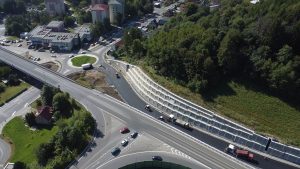 Stavba I/69 rampa Mostecká ve Vsetíně. Foto: ŘSD