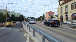 Mostní provizorium v Opavě. Zdroj: ŘSD