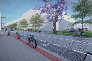 Ulice Závišova Ostrava vizualizace. Zdroj: město Ostrava