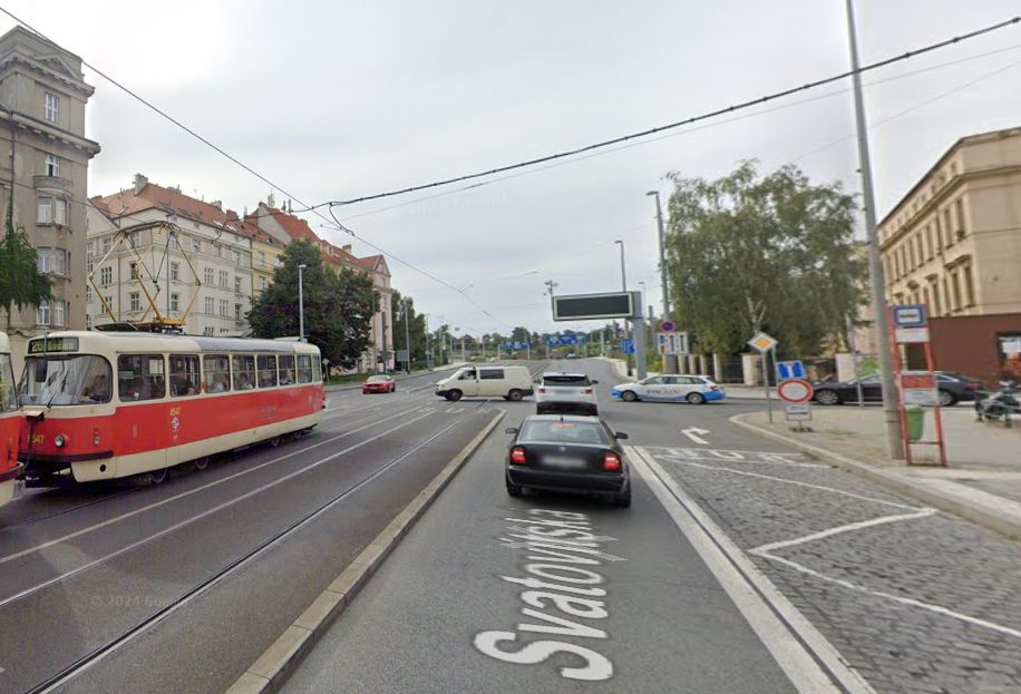 Svatovítská ulice v Praze. Foto: Google Street View