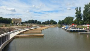Nová část přístavu Veselí nad Moravou se otevřela 18. 8. 2025. Pramen: ŘVC