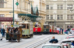 Historické tramvaje. Foto: DPP - Petr Hejna
