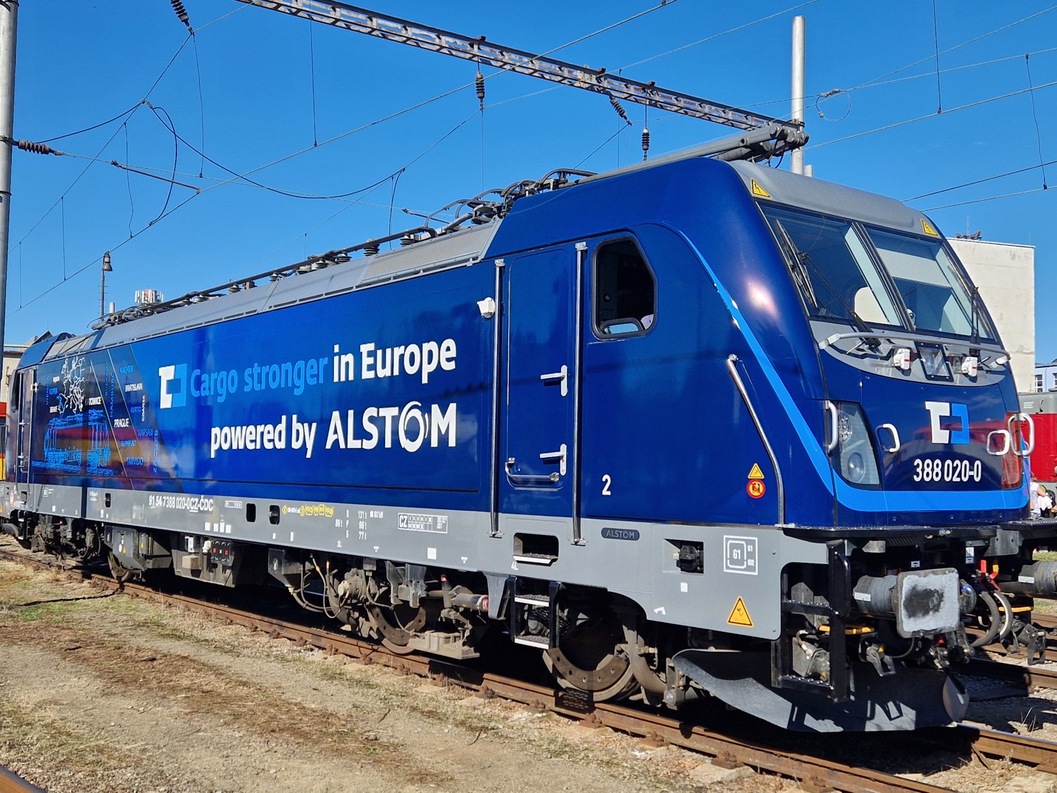 Lokomotiva Alstom Traxx Universal 3MS pro ČD Cargo. Foto: Zdopravy.cz