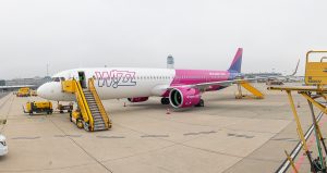 Letoun Airbus společnosti Wizz Air a Letiště Vídeň.
Zdroj: Flughafen Wien