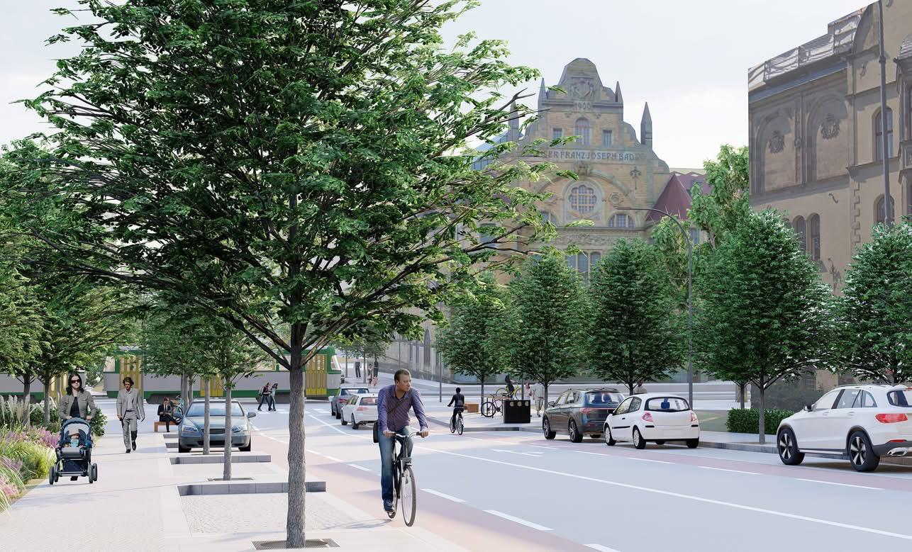 Vizualizace Vítězné ulice po rekonstrukci. Foto: Liberec.cz
