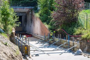 Kompletní rekonstrukce lanové dráhy na Petřín (stav srpen 2025). Foto: DPP