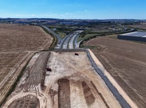 Pražský okruh D0 511 Běchovice - D1 (stav v září 2025). Foto: ŘSD