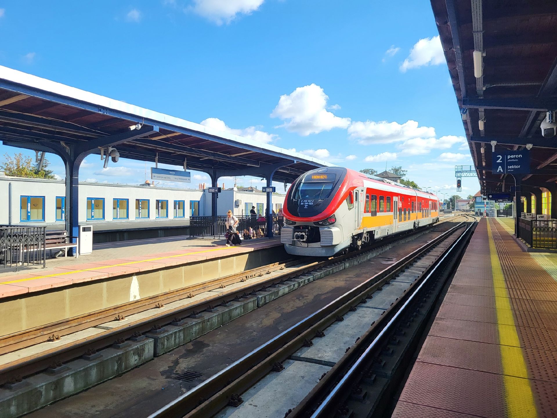 Motorová jednotka PESA ve stanici Gorzów Wielkopolski. Foto: PKP PLK