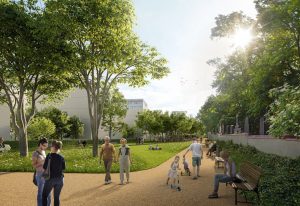 Urbanisticko-architektonická studie Olšanské ulice v Praze. Zdroj: IPR