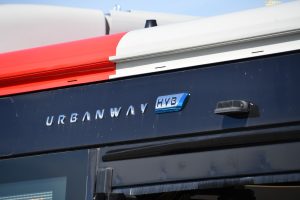 První autobus Iveco Urbanway 18M Hybrid s asistenční výbavou ADAS. Foto: DPP, Zdeněk Bek