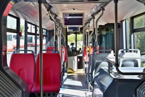 První autobus Iveco Urbanway 18M Hybrid s asistenční výbavou ADAS. Foto: DPP, Zdeněk Bek