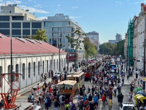Tramvajový průvod k výročí 150 let pražské MHD. Foto: Praha.eu