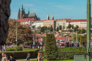Tramvajový průvod k výročí 150 let pražské MHD. Foto: Ropid